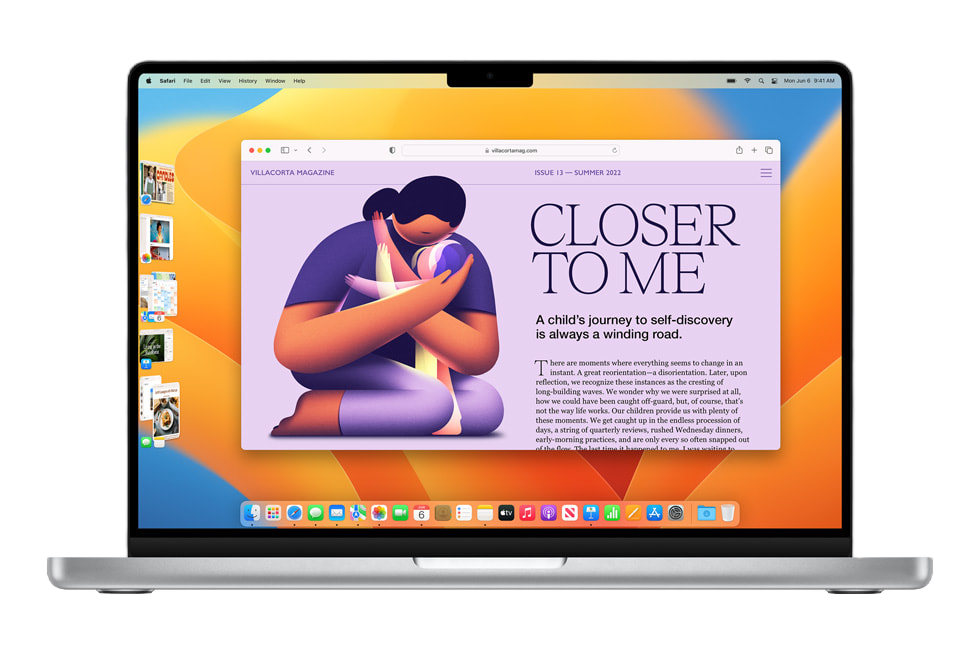 M1 MacBook Pro met macOS 13 (Ventura)